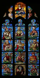 Vitrail représentant l